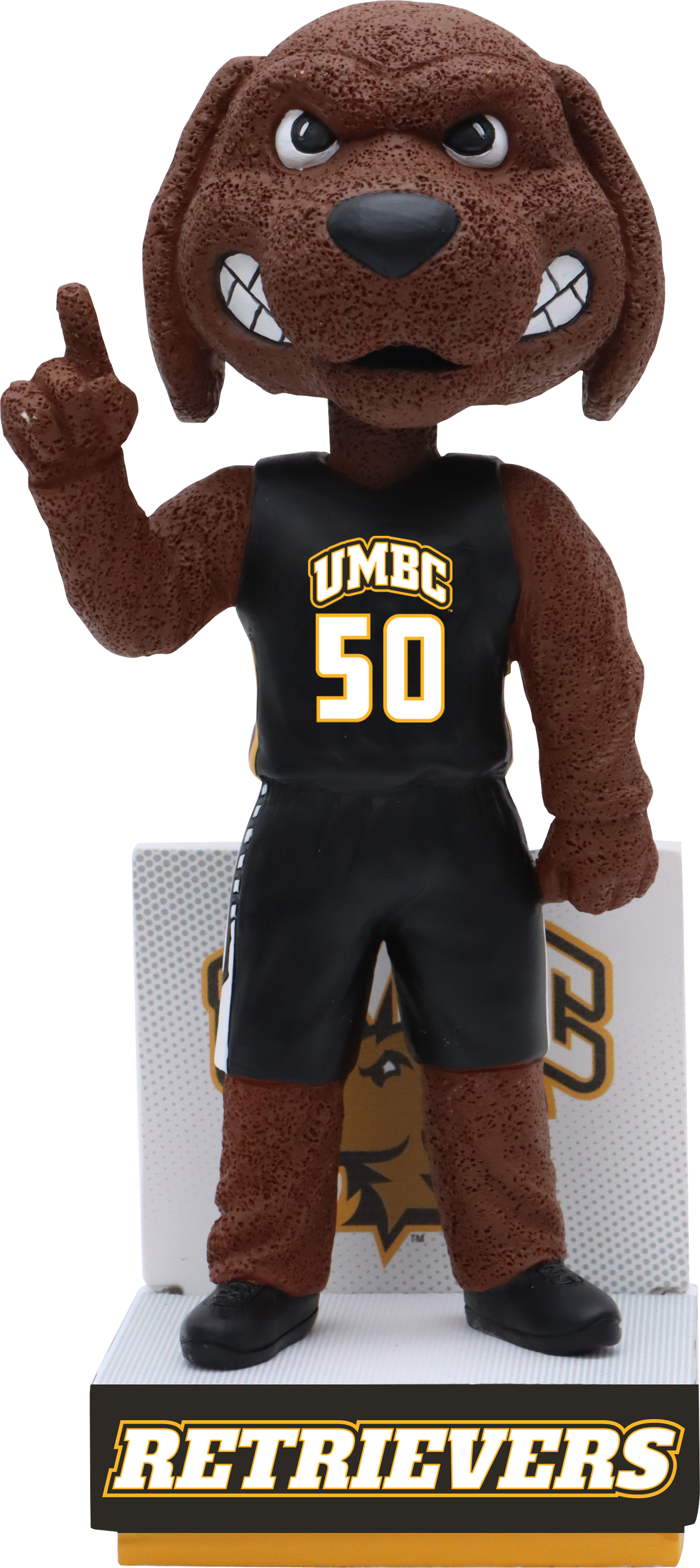 True Grit UMBC Retrievers Mascot Bobblehead NCAA
