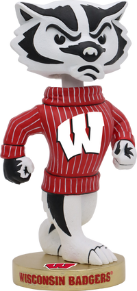 Thumbnail for Bucky Badger Wisconsin Badgers Classic Style Bobblehead NCAA