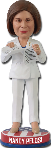 Thumbnail for Nancy Pelosi Ripping Paper Bobblehead