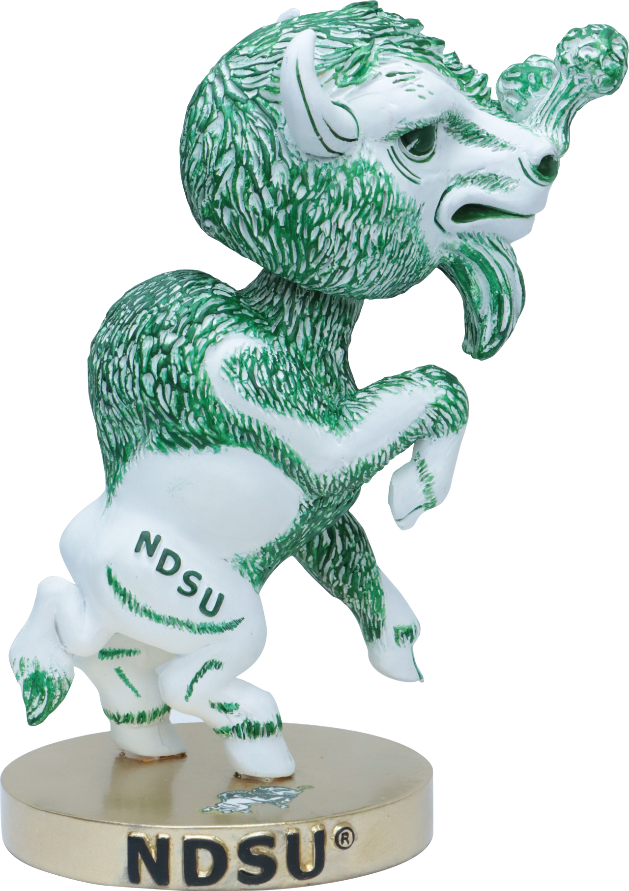 North Dakota State Bison Vintage White Bobblehead NCAA College