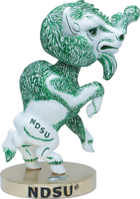 Thumbnail for North Dakota State Bison Vintage White Bobblehead NCAA College