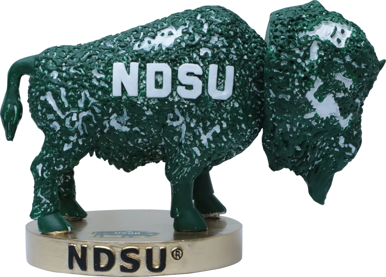 North Dakota State Bison Vintage Green Bobblehead NCAA College