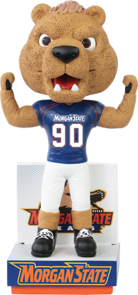 Thumbnail for Benny The Bear Morgan State Bears Blue Jersey HBCU Bobblehead NCAA College