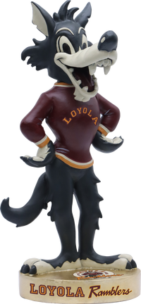 Thumbnail for Loyola Ramblers Vintage Maroon Bobblehead NCAA College