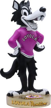 Thumbnail for Loyola Ramblers Vintage Purple Bobblehead NCAA College