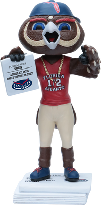 Thumbnail for Hoot Florida Atlantic Owls 2023 Commemorative Newspaper Bobblehead NCAA College
