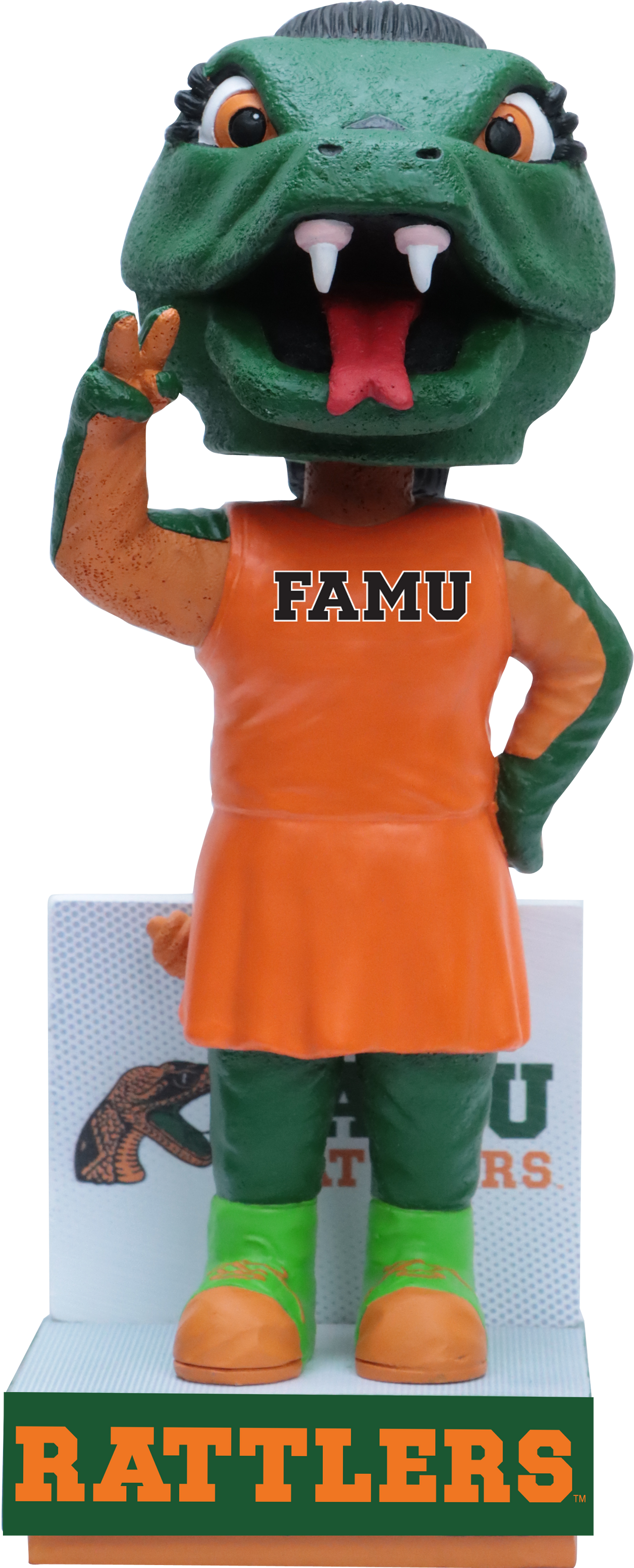 Lady Venom Florida A&M Rattlers HBCU Female Mascot Bobblehead NCAA College