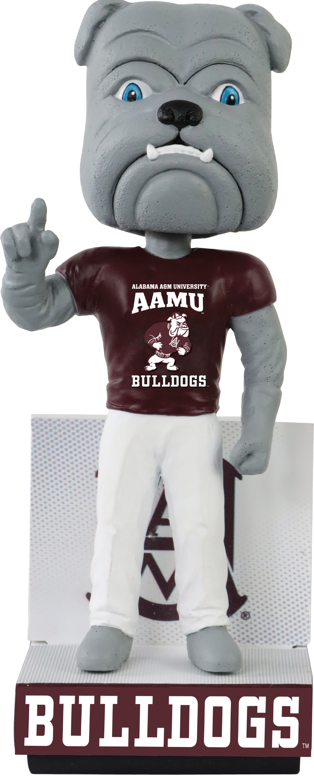 Bruiser The Bulldog Alabama A&M Bulldogs HBCU Bobblehead NCAA College