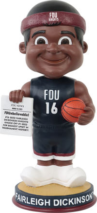 Thumbnail for Fairleigh Dickinson Knights No. 16 Seed Upset Bobblehead NCAA College