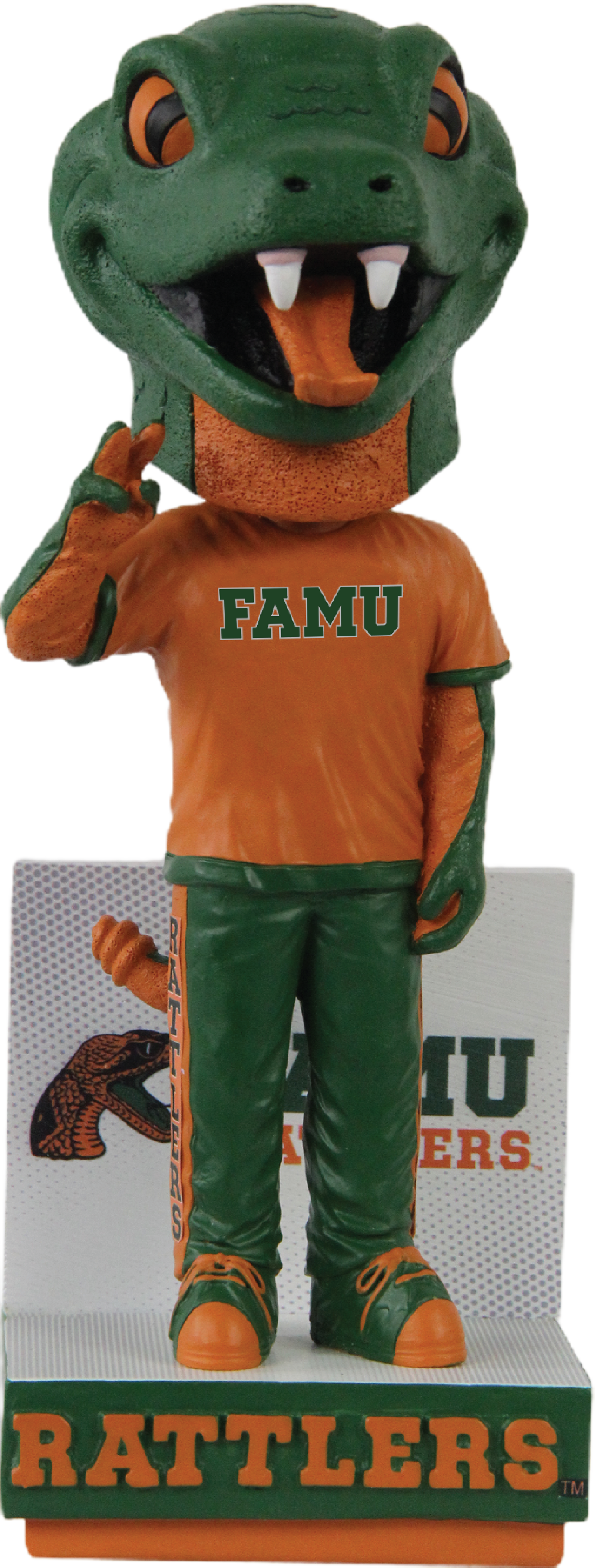 Venom The Rattlesnake Florida A&M Rattlers HBCU Bobblehead NCAA College
