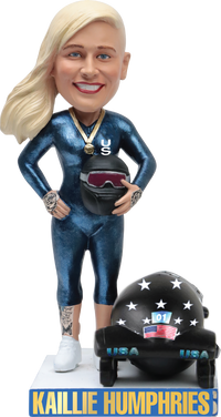 Thumbnail for Kaillie Humphries U.S. Olympian Bobsledder Bobblehead