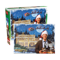 Thumbnail for Christmas Vacation 1000 Piece Glitter Snow Jigsaw Puzzle – 3 PC PPK