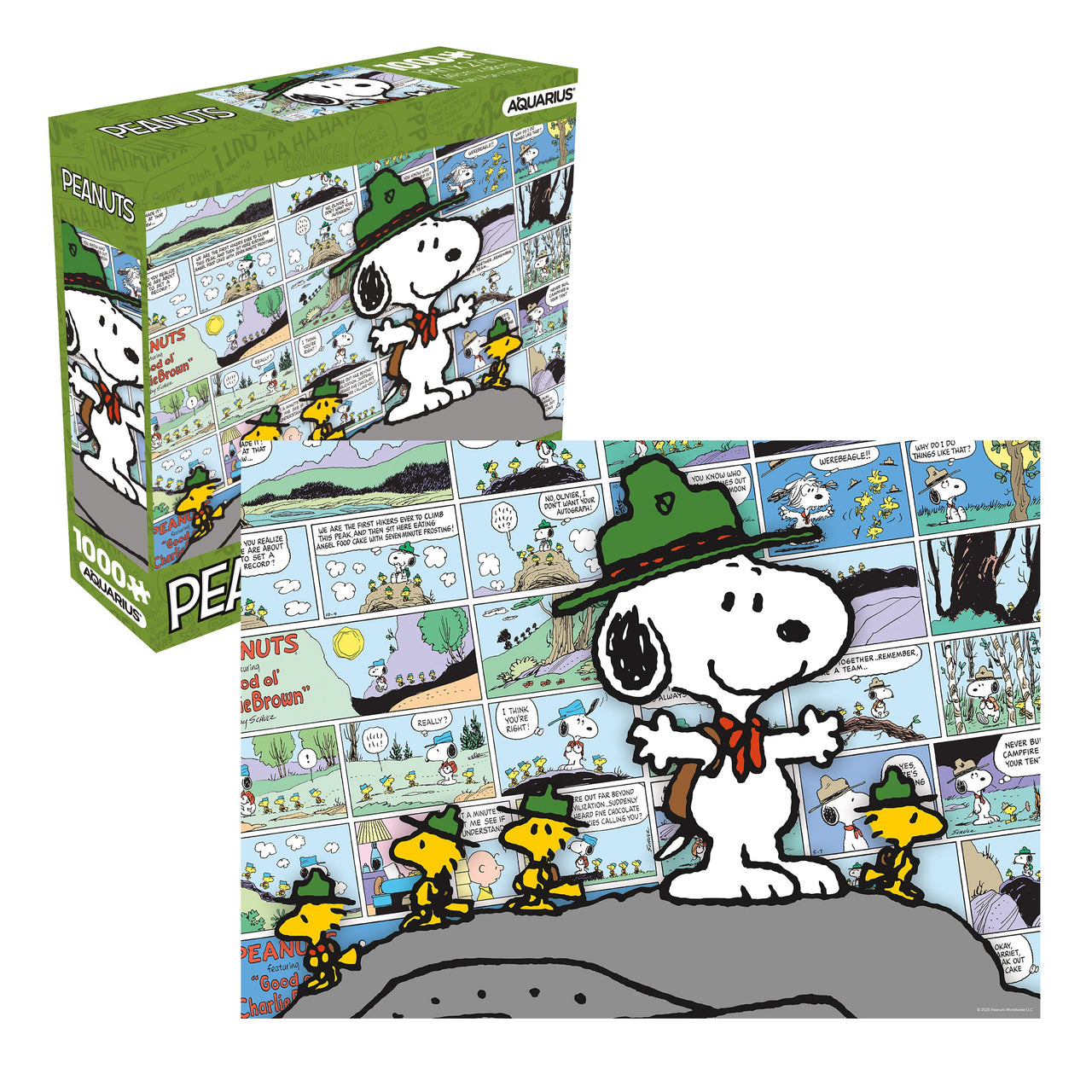 Peanuts Beagle Scouts 1000 Piece Jigsaw Puzzle (8x8 Box) – 3 PC PPK ($9.55 each)