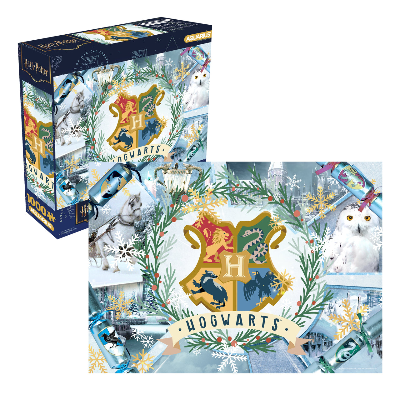 Harry Potter Christmas 1000 Piece Jigsaw Puzzle – 3 PC PPK ($9.55 each)