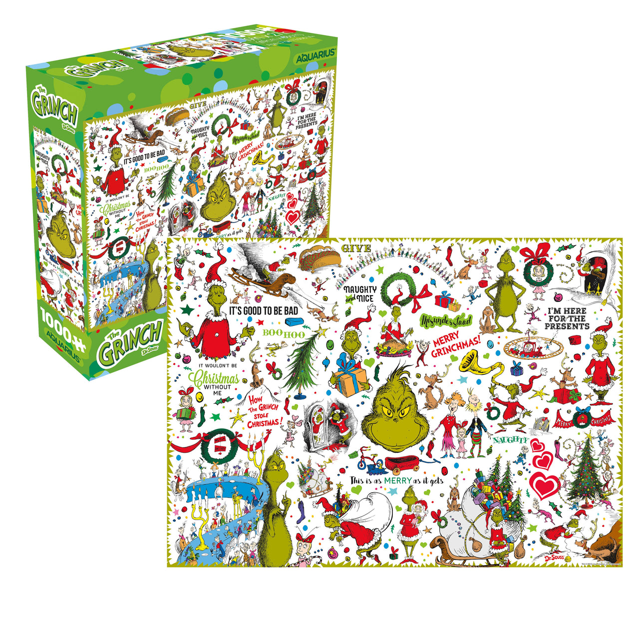 Grinch Christmas 1000 Piece Jigsaw Puzzle – 3 PC PPK ($9.55 each)