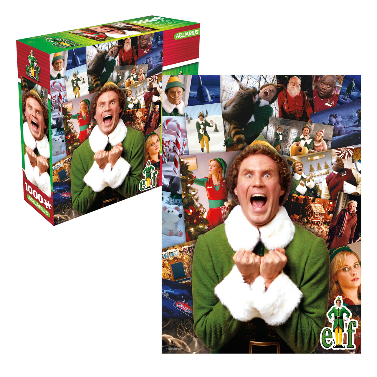 Elf Collage 1000 Piece Jigsaw Puzzle – 3 PC PPK ($9.55 each)