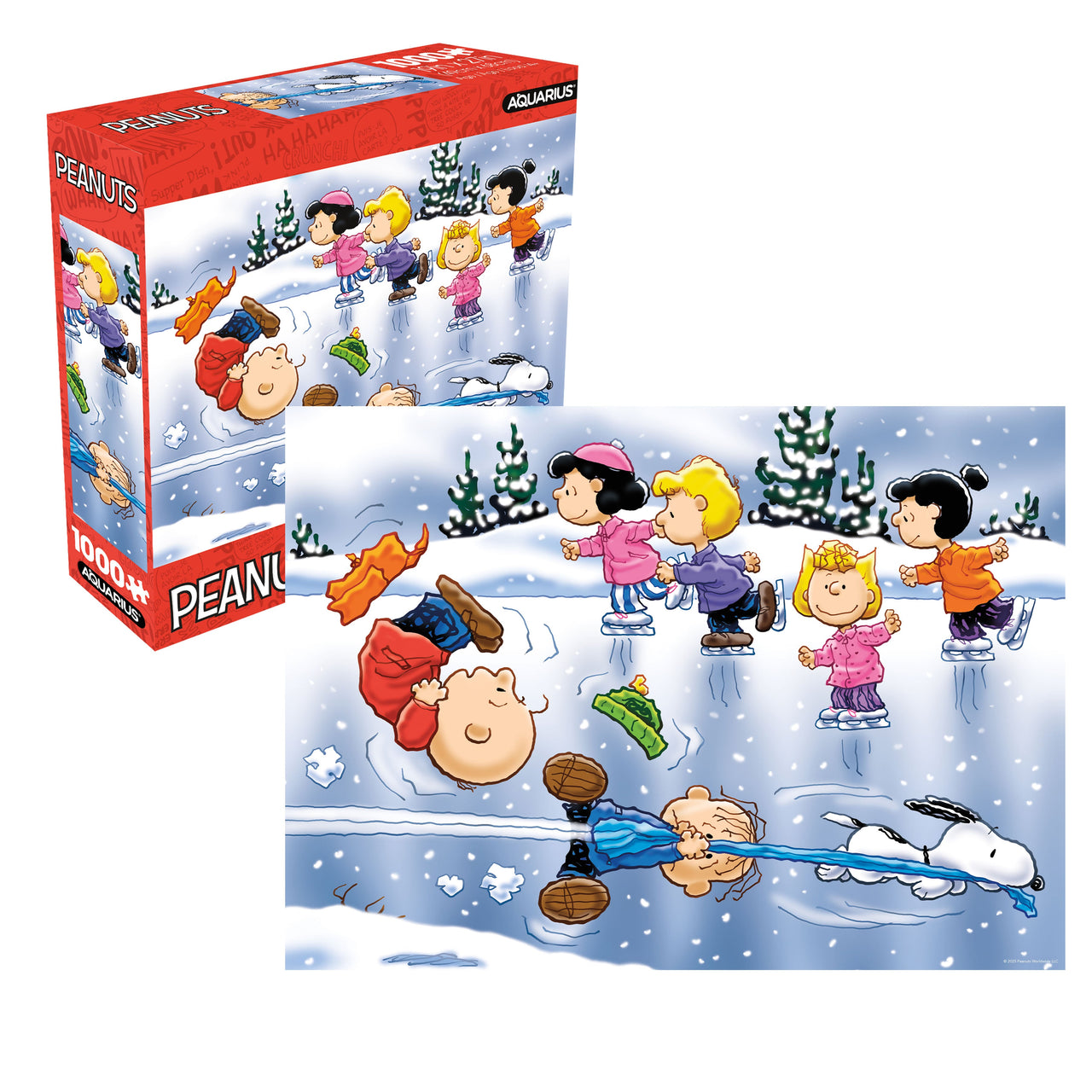 Peanuts Skating 1000 Piece Jigsaw Puzzle – 3 PC PPK ($9.55 each)