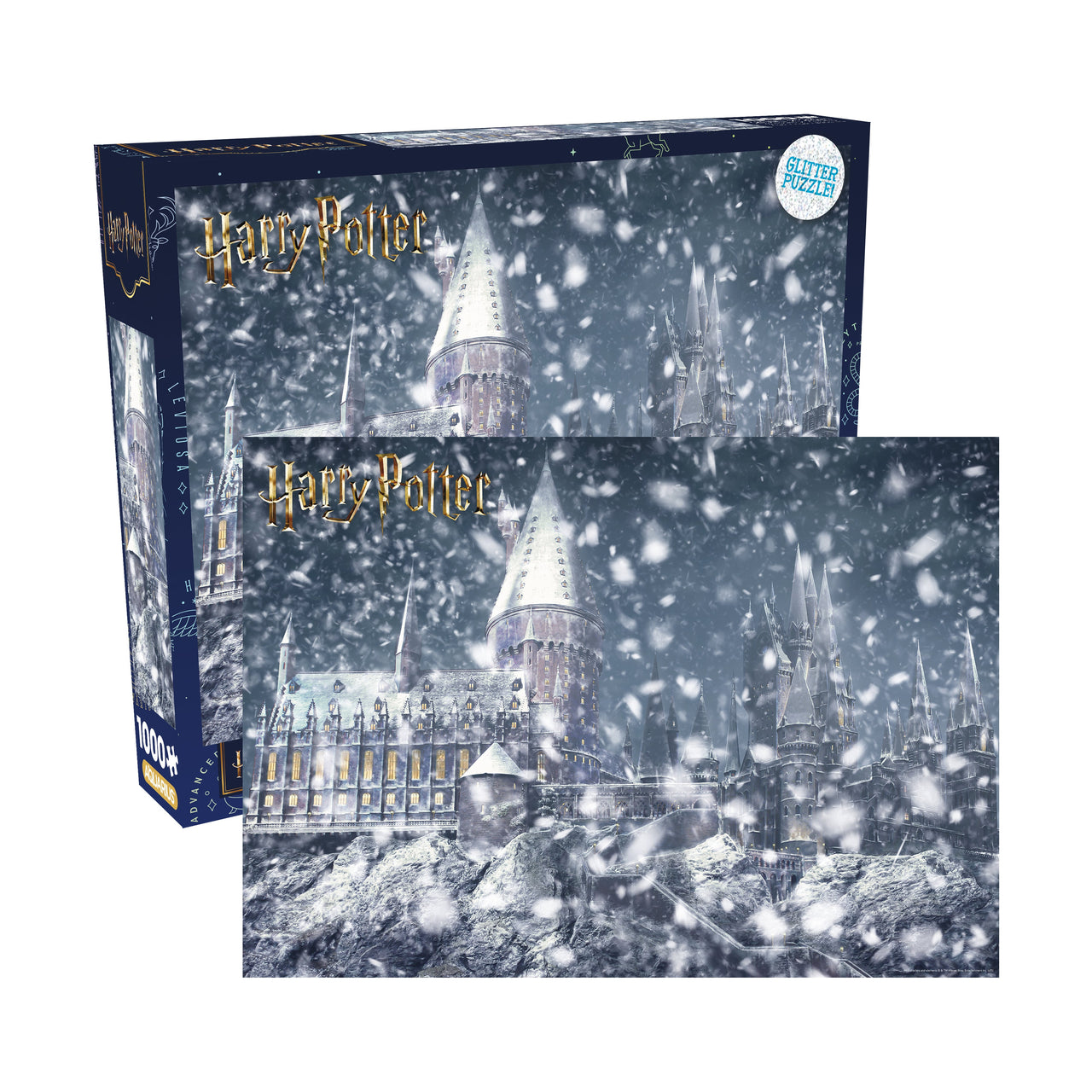 Harry Potter Glitter Puzzle 1000 Piece Glitter Snow Jigsaw Puzzle – 3 PC PPK ($10.60 each)