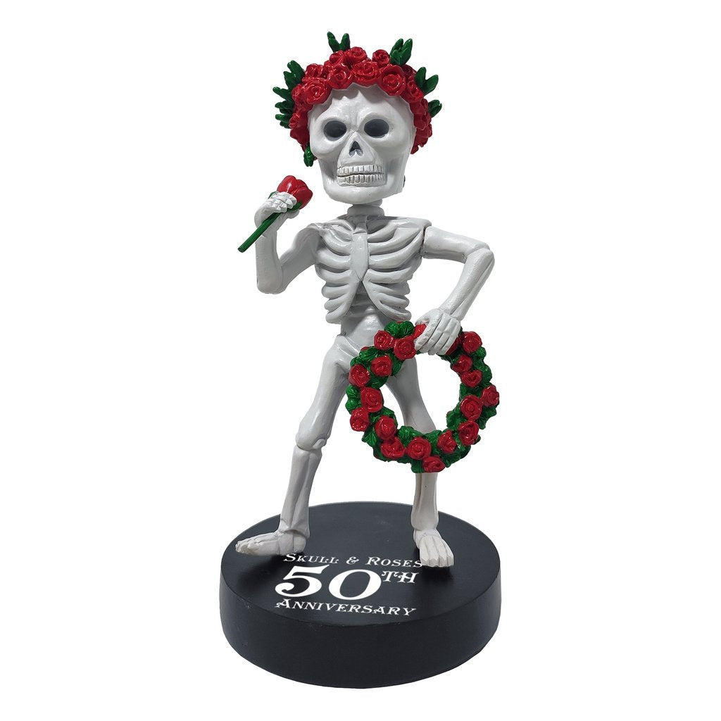 Grateful Dead Skull & Roses 50th Anniversary Bobblehead
