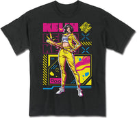 Thumbnail for FREE FIRE - KELLY CYBER DIGITAL ART BLACK MEN'S T-SHIRT
