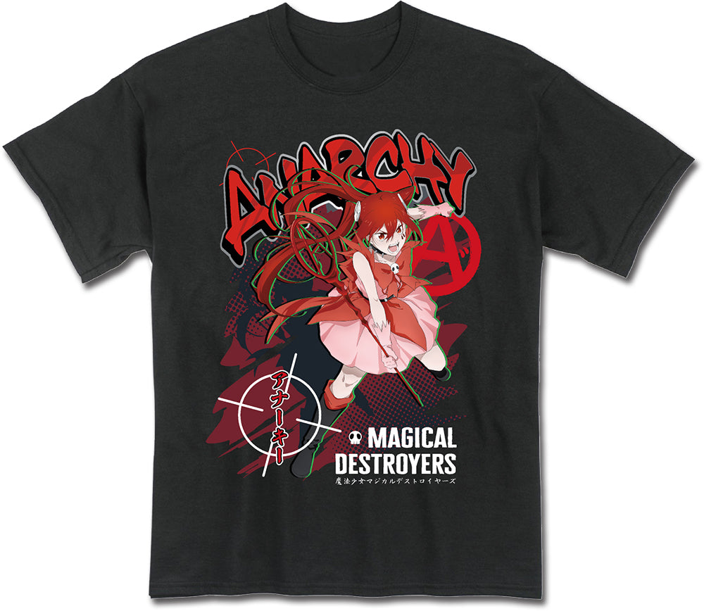 MAGICAL DESTROYERS - ANARCHY ACTION ART VERSION BLACK MEN'S T-SHIRT