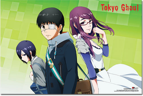 TOKYO GHOUL- KANEKI WITH TOUKA AND RIZE PAPER POSTER