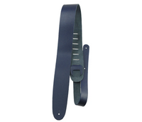 Thumbnail for Blue Basic Leather Guitar Strap