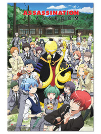 Thumbnail for ASSASSINATION CLASSROOM - GROUP OUTSIDE PAPER POSTER