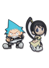 Thumbnail for SOUL EATER - PINSART BLACK STAR TSUBAKI PVC PIN SET