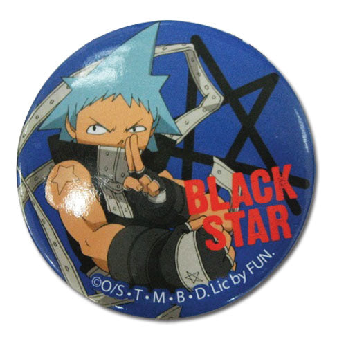 SOUL EATER - BLACK STAR BUTTON
