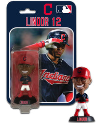 Thumbnail for Francisco Lindor Cleveland Indians First Series Mini Bobblehead MLB