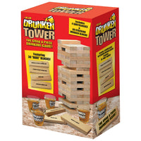 Thumbnail for Drunken Tower Stacking Wooden Blocks Game (Closed Box) – 4 PC PPK