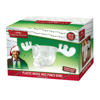 Thumbnail for Christmas Vacation Plastic Moose Mug Punchbowl with Ladle (136oz / Closed Box) – 4 PC PPK