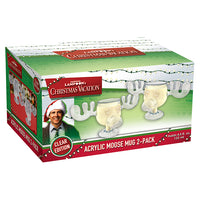 Thumbnail for Christmas Vacation Griswold Clear Acrylic Moose Mug (2-Pack / 4.5oz / Closed Box) – 4 PC PPK