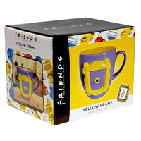Thumbnail for Friends Yellow Frame Molded Ceramic Mug (22oz / Packaged) – 4 PC PPK