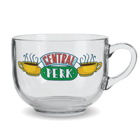 Thumbnail for Friends Central Perk Clear Glass Soup Mug (22oz) – 4 PC PPK