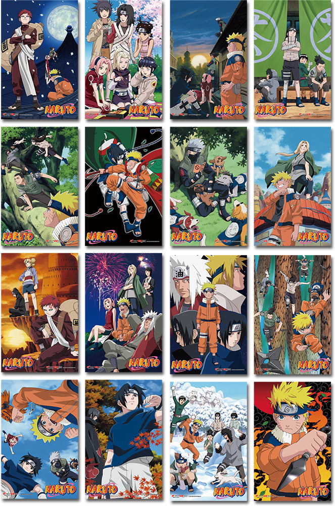NARUTO PAPER POSTER SET