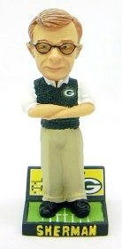 Thumbnail for Mike Sherman Green Bay Packers Mini Coach Sherman 3 inch Bobblehead NFL
