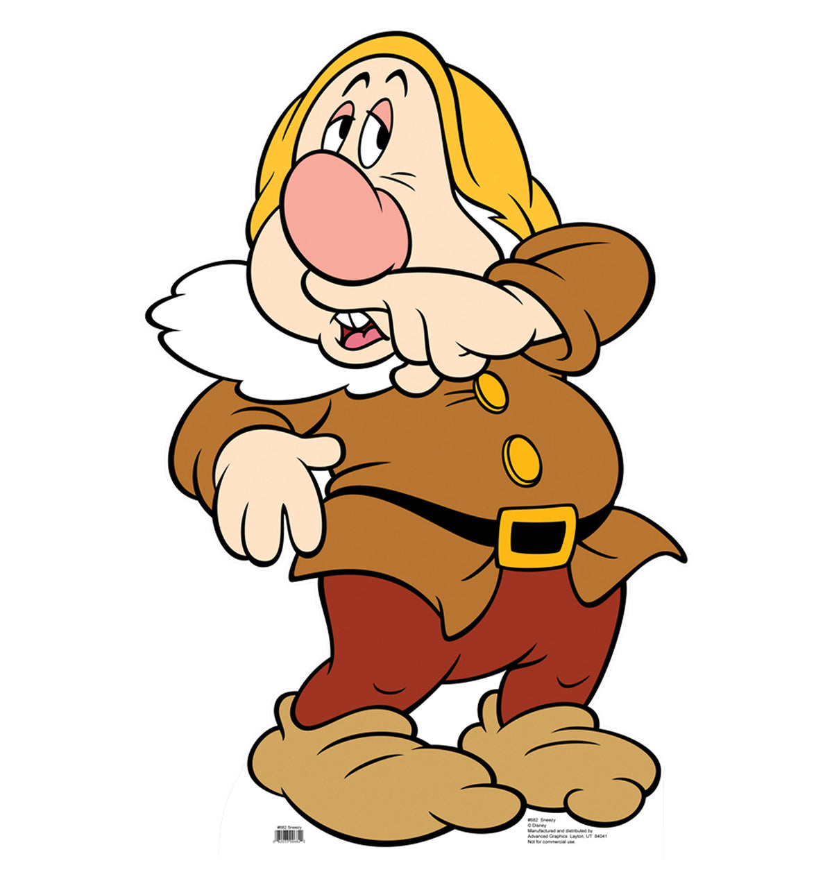 Sneezy - Cardboard Cutout
