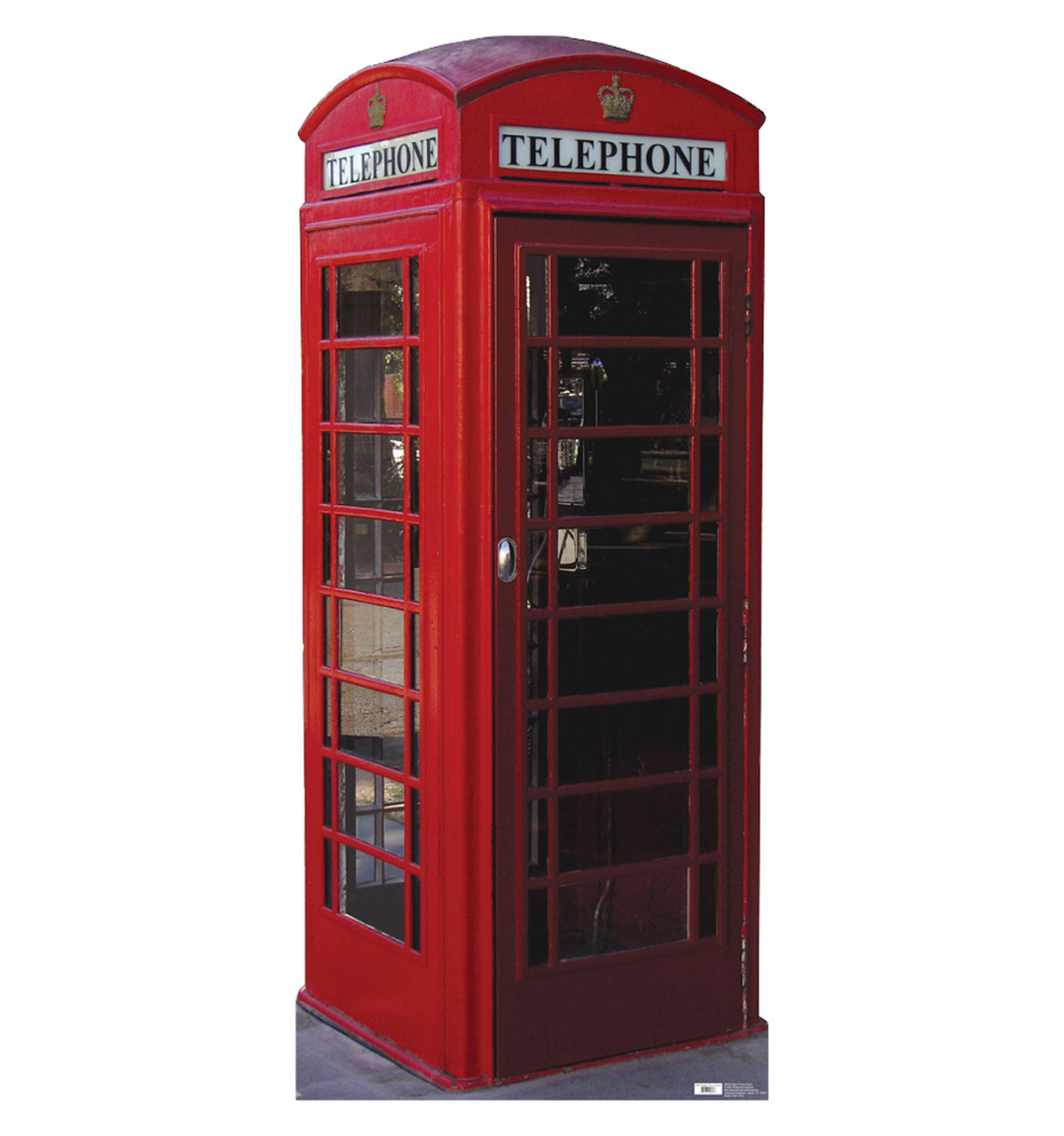 Life-size English Phone Booth Cardboard Cutout