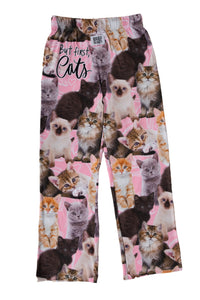 Thumbnail for But First Cats Lounge Pants
