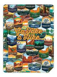 Thumbnail for BRIEF INSANITY Take A Hike Parks of America Plush Throw Blanket 