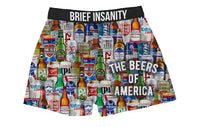 Thumbnail for BRIEF INSANITY Beers of America Boxer Shorts