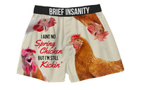 Thumbnail for BRIEF INSANITY I Ain't No Spring Chicken, But I'm Still Kickin' Boxer Shorts