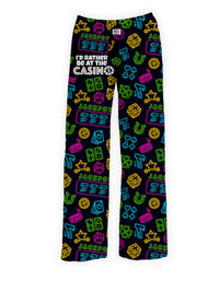 Thumbnail for BRIEF INSANITY's I'd Rather Be At The Casino Pajama Lounge Pants