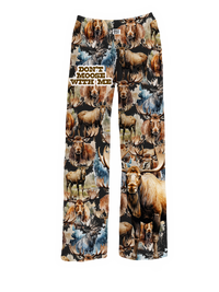 Thumbnail for BRIEF INSANITY's Don't Moose With Me Pajama Lounge Pants