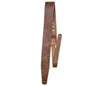 Thumbnail for Tan Baseball Leather Guitar Strap
