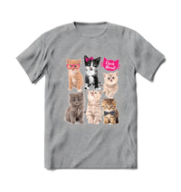 Thumbnail for BRIEF INSANITY Check Meowt Short Sleeve T-shirt