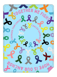 Thumbnail for BRIEF INSANITY Cancer Warrior Hope Throw Blanket