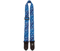 Thumbnail for Blue Sea Turtles Design on Polyester Ukulele Strap